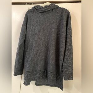 White Birch Charcoal Knit Top